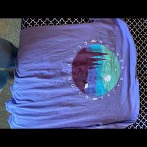 Nature back comfort colors long sleeve t